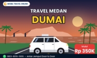Mobil travel Medan Dumai mulai Rp 350 ribu