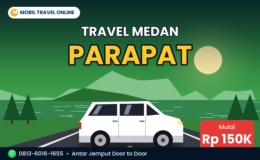 Mobil travel Medan Parapat Danau Toba mulai Rp 150 ribu