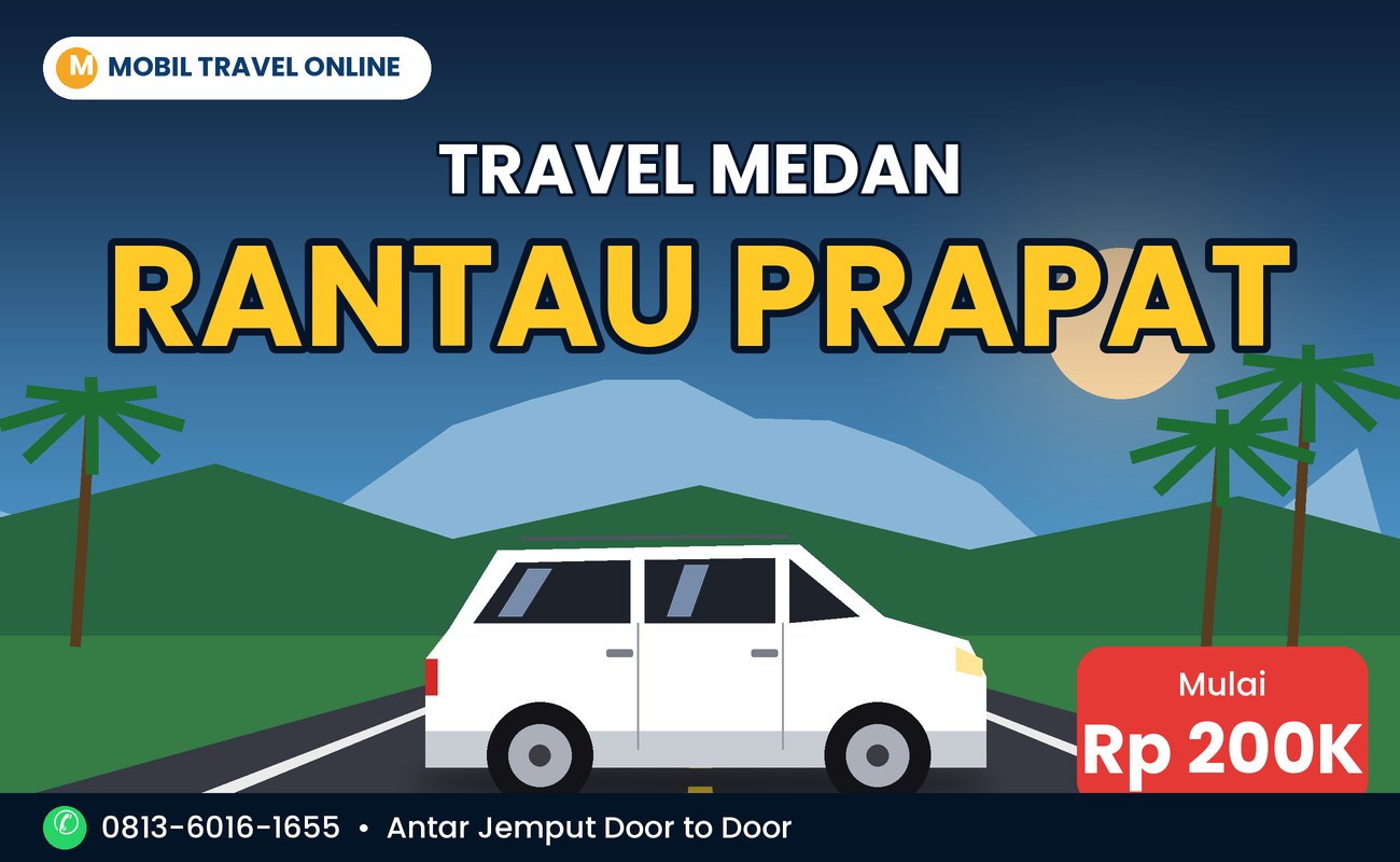 Mobil travel Medan Rantau Prapat mulai Rp 200 ribu