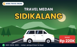 Mobil travel Medan Sidikalang mulai Rp 220 ribu